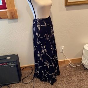 Long rayon skirt